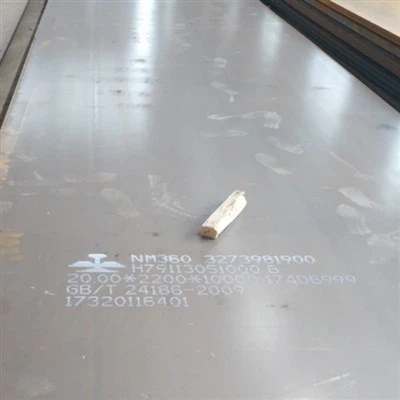 Nm 450 550 slidbestandig stålplade